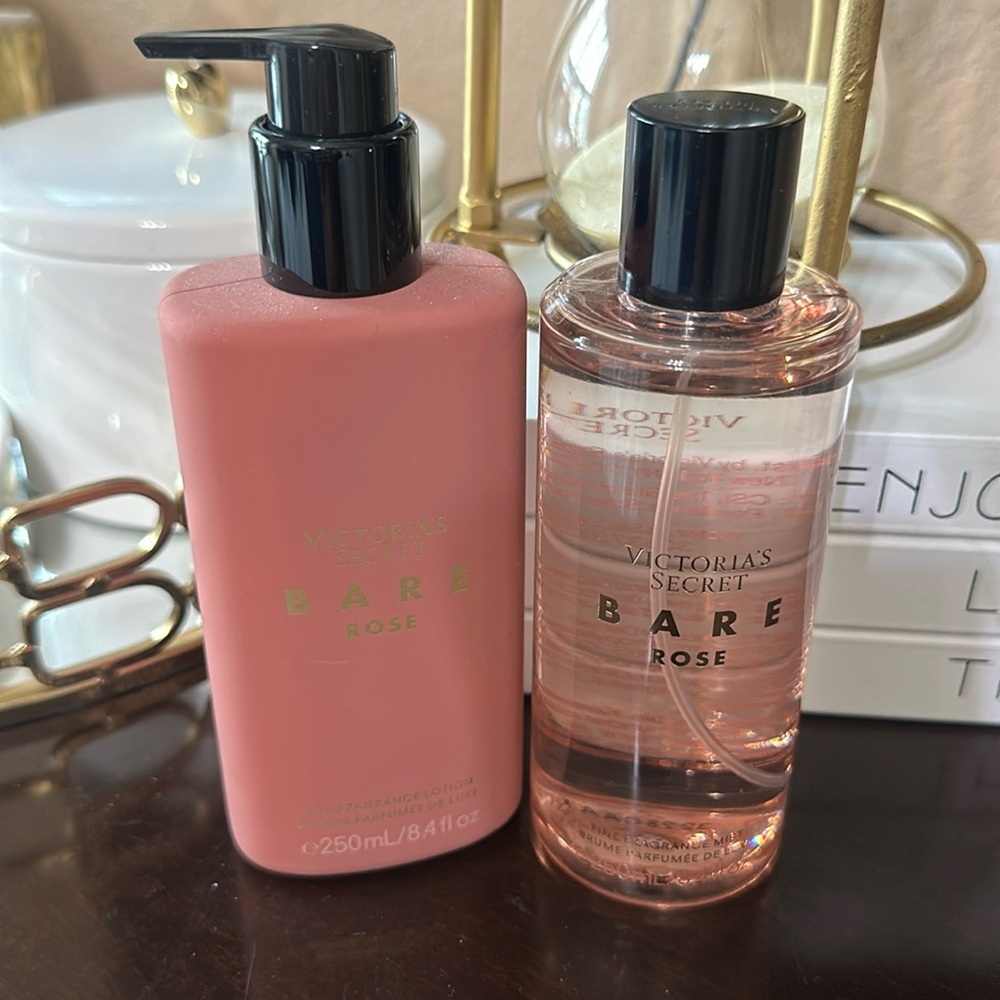 Victoria’s Secret Bare Rose Lotion & Fragrance
Fine Body Care